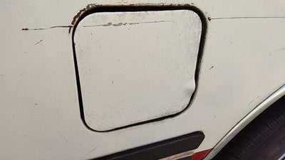 1988 Ford F150 Fuel Tank Door With Hinge Gas Lid Oem Filler White