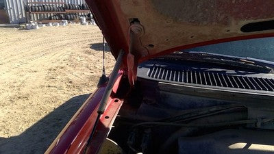 1997-2004 Ford F150 Passenger Right Hood Hinge Assembly Oem Red F75z16796ab