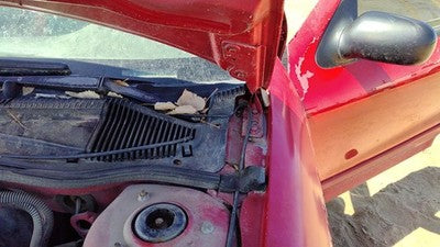 2003 Chevy Cavalier Driver Left Hood Hinge Assembly Oem Red 74U