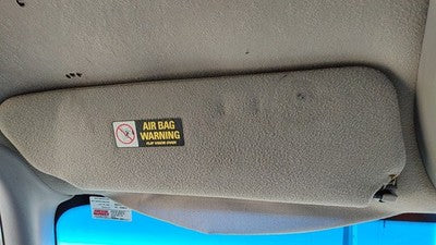 1997 Ford Expedition Driver Left Sun Visor Oem Gray F2