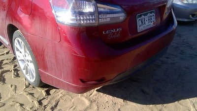 10-12 Lexus Hs250h Hybrid Rear Bumper Cover Assembly Oem Back Red 3r1 5215975902