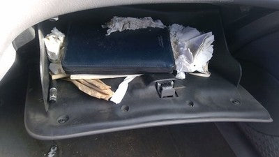 1998 Ford Taurus Glove Box Assembly Complete Door With Latch Oem Gray