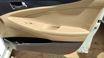 11-14 Sonata Passenger Right Front Inside Door Trim Panel Wth Switches Camel Yda