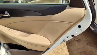 11-14 Hyundai Sonata Passenger Right Rear Inside Door Trim Panel W Switches Back