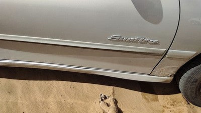 95-02 Sunfire Passenger Right Moulding From Door Trim Strip Silver 95U 2 Door