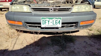 1996-1997 Honda Accord Front Bumper Cover Assembly Oem 4787545