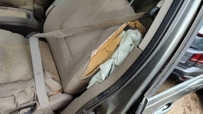 2000 Ford Windstar Driver Left Front Seat Belt Retractor Oem Shoulder Tan