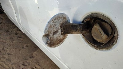 2004-2008 Ford F150 Fuel Tank Door With Hinge Gas Lid Oem Filler White Yz