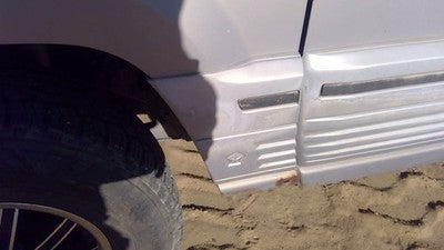 1994 Jeep Grand Cherokee Driver Left Moulding From Fender Oem Trim Strip Silver