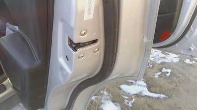 11-16 Kia Sportage Passenger Right Rear Door Latch With Rods/Cables Oem Back