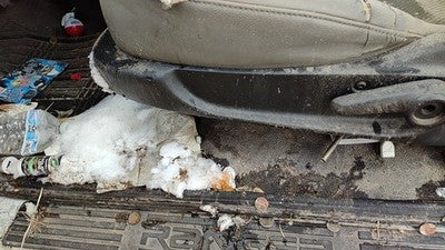 2010 Ford Ranger Driver Left Side Seat Trim Panel Oem Gray
