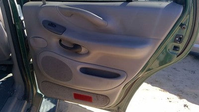 97-99 Expedition Passenger Right Rear Inside Door Trim Panel Only Back Gray F2