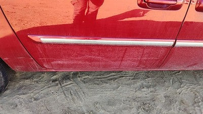2006 Town & Country Passenger Right Rear Moulding Door Back Trim Inferno Red Prh