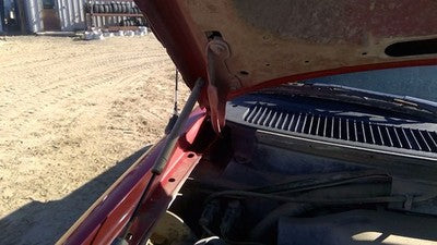 1997-2004 Ford F150 Passenger Right Hood Hinge Assembly Oem Red F75z16796ab