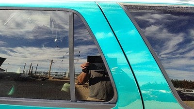 1995-2005 S10 Blazer Driver Left Rear Vent Window Back Door Glass With Frame Oem