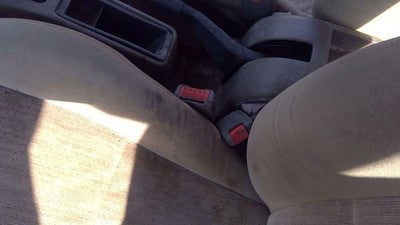 1993 Saturn Sw2 Driver Left Front Seat Belt Buckle Receiver Oem Tan