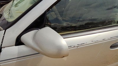 2001-03 Saturn L100 Driver Left Side Mirror Door Mounted Oem Silver 12U 21019867