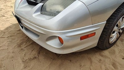 2000-2002 Pontiac Sunfire Front Bumper Cover Assembly Oem Silver 95U 12335339