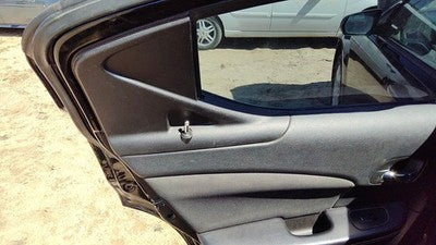 2011-14 Avenger Driver Left Rear Door Trim Panel With Switches Back Black C7x9