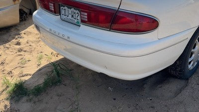 1997-2005 Buick Century Rear Bumper Cover Assembly Oem Back White 12369157