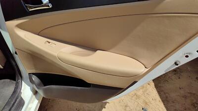 11-14 Hyundai Sonata Passenger Right Rear Inside Door Trim Panel W Switches Back