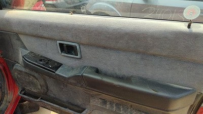 1995 Nissan Pathfinder Passenger Right Front Door Trim Panel With Switches Gray