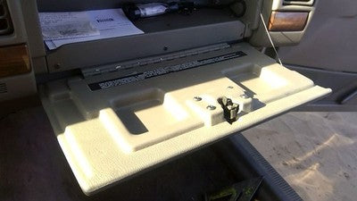 1994 Jeep Grand Cherokee Glove Box Assembly Complete Door With Latch Oem Brown