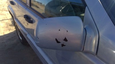 1993-1995 Jeep Grand Cherokee Passenger Right Side Mirror Door Mounted Silver