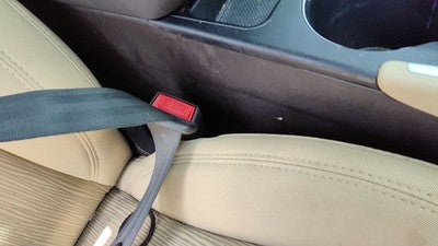 11-15 Hyundai Sonata Passenger Right Front Seat Belt Buckle Receiver Camel Yda