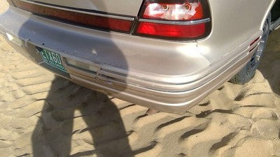 1992-1995 Olds Eighty Eight Rear Bumper Cover Assembly Oem Back Gold 16520914