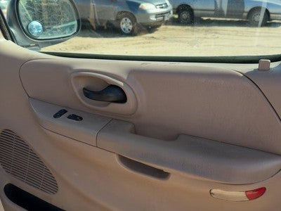 1999-2003 Ford F150 Passenger Right Front Door Trim Panel With Switches Tan Ex