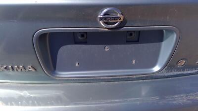 2002 Nissan Maxima License Plate Trim Surround Panel Oem Tail Trunk Finish