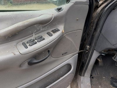 00-02 Expedition Driver Left Front Door Trim Panel With Master Switch Gray 12
