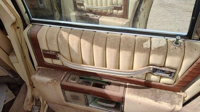 1980 Cadillac Deville Passenger Right Rear Door Trim Panel With Switches Back