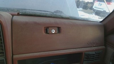 1985 Jeep Cherokee Glove Box Assembly Complete Door With Latch Oem Red