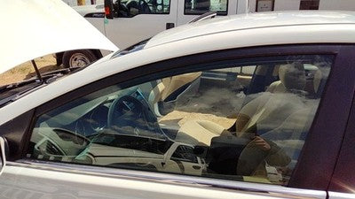 2011-2015 Hyundai Sonata Driver Left Front Side Window Door Glass Oem 824113Q050