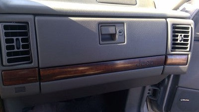 1994 Jeep Grand Cherokee Glove Box Assembly Complete Door With Latch Oem Brown