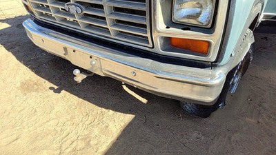 1980-1986 Ford F150 Front Bumper With Brackets Assembly Oem Chrome E1tz17757c