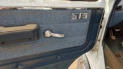 1995 Gmc Van 3500 Driver Left Front Door Trim Panel With Master Switch Blue