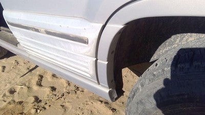 1994 Jeep Grand Cherokee Driver Left Rear Moulding On Quarter Panel Oem Silver