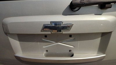 2010 Chevy Tahoe License Plate Trim Surround Panel Oem Tail Trunk Silver U726s
