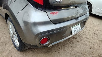 2017-2019 Kia Soul Rear Bumper Cover Assembly Oem Back Titanium Gray Im