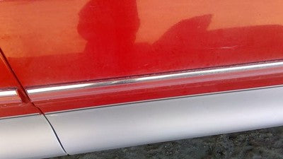1997-1998 Ford F150 Passenger Right Front Moulding From Door Oem Trim Strip Red