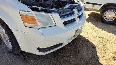 2008-2010 Dodge Grand Caravan Front Bumper Cover Assembly Oem White Pw1
