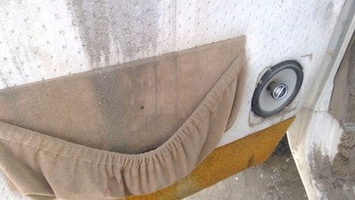 1979 Ford Van E250 Driver Left Front Inside Door Trim Panel Only Oem Brown