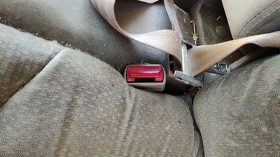 Buick Century Driver Left Front Seat Belt Buckle Receiver Oem Taupe 52B