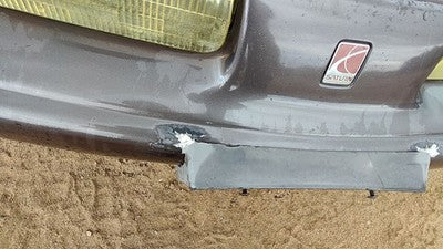 1996-1999 Saturn Sl2 Front Bumper Cover Assembly Oem Gray 21110424