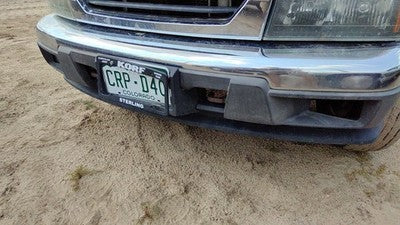 2004-12 Gmc Canyon Front Bumper Assembly With Mount Brackets Oem Chrome 19210442