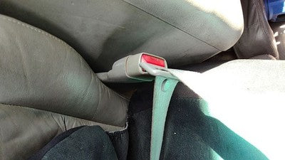 1995 S10 Blazer Driver Left Front Seat Belt Buckle Receiver Oem Gray