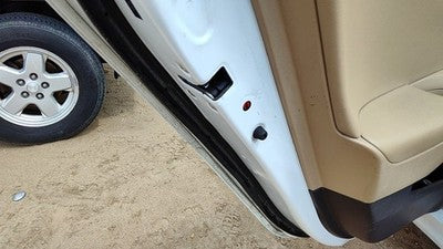 2011-2015 Hyundai Sonata Driver Left Rear Door Latch With Rods/Cables Oem Back